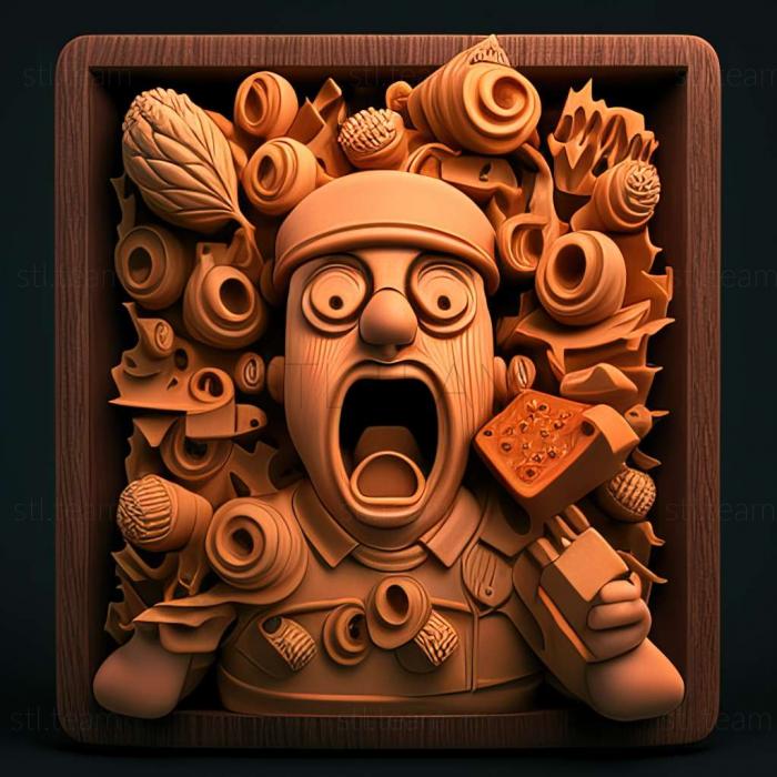 3D model Overcooked game (STL)